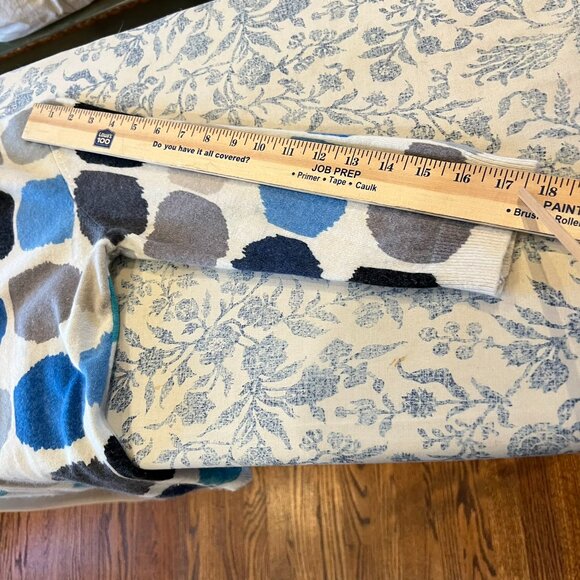 Ann Taylor Angora Lambswool Polka Dot Cropped Cardigan Sweater Womens M – FLAW - Picture 8 of 10